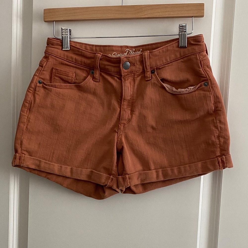 Universal Thread Women's Rust Jean Shorts